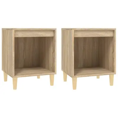 vidaXL Nočna omarica 2 kosa Sonoma hrast 40x35x50 cm