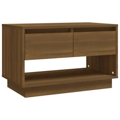 vidaXL TV omarica rjavi hrast 70x41x44 cm iverna plošča
