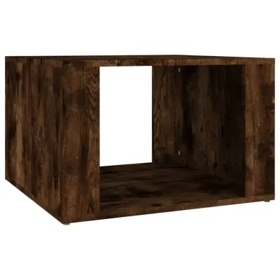 vidaXL Nočna omarica dimljen hrast 57x55x36 cm inženirski les