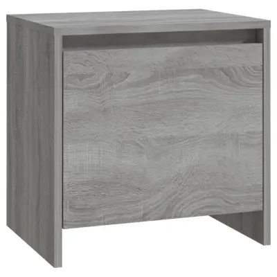 vidaXL Nočna omarica siva sonoma 45x34x44,5 cm iverna plošča