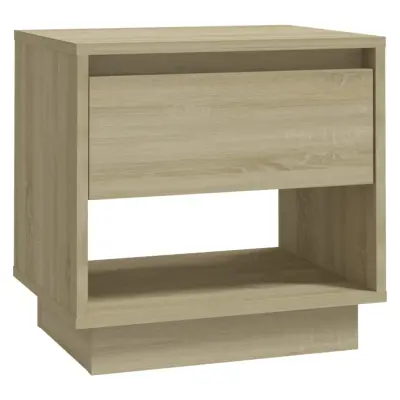 vidaXL Nočna omarica sonoma hrast 45x34x44 cm iverna plošča