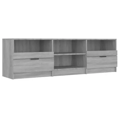 vidaXL TV omarica siva sonoma 150x33,5x45 cm konstruiran les