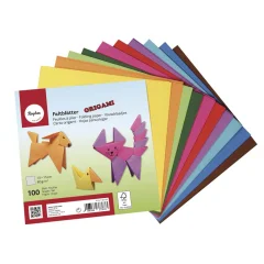 Origami papir, 15x15cm, mešane barve, 10