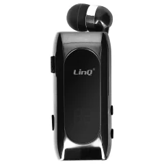 Slušalke Bluetooth Design Micro-Lavalier, avtonomija 20 ur in vectockovna povezava, LinQ R8388 - srebrne