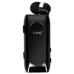 Bluetooth slušalka Design Micro-Lavalier, avtonomija 20 ur in vectockovna povezava, LinQ R8388 - crna