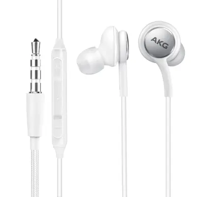 Vticnica za slušalke Samsung 3,5 mm Sound by AKG, komplet za prostorocno telefoniranje - bela