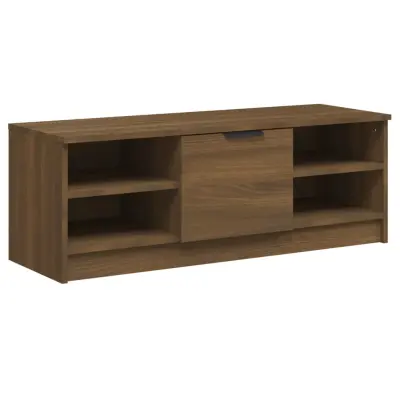 vidaXL TV omarica rjavi hrast 102x35,5x36,5 cm konstruiran les