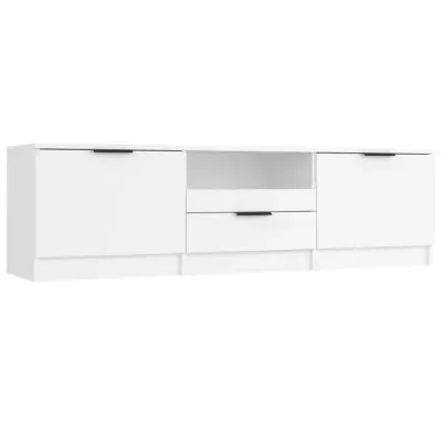 vidaXL TV omarica bela 140x35x40 cm konstruiran les