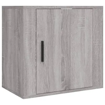 vidaXL Stenska nočna omarica siva sonoma 50x30x47 cm