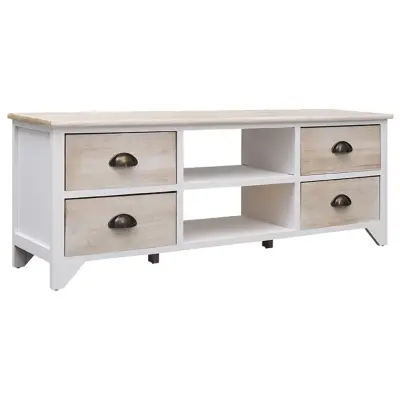 vidaXL TV omarica 108x30x40 cm trden les pavlovnije