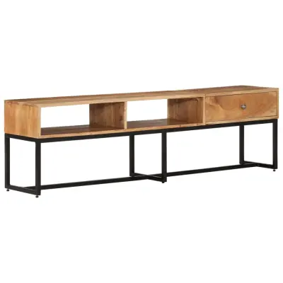 vidaXL TV omarica 160x30x45 cm trden akacijev les