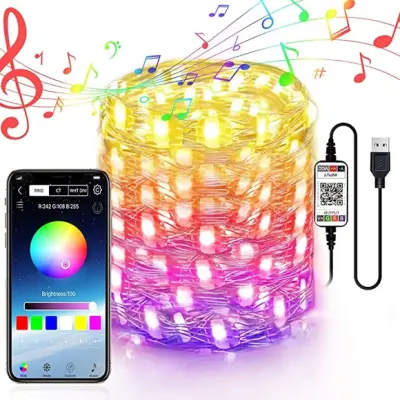 Pametne LED novoletne in božične lučke