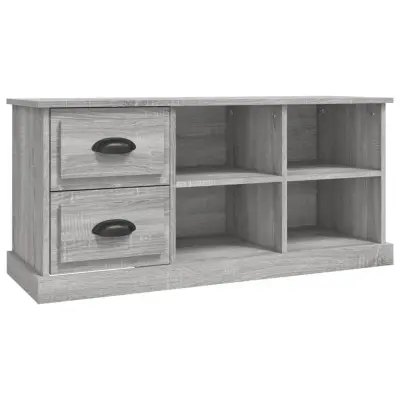 vidaXL TV omarica siva sonoma 102x35,5x47,5 cm inženirski les