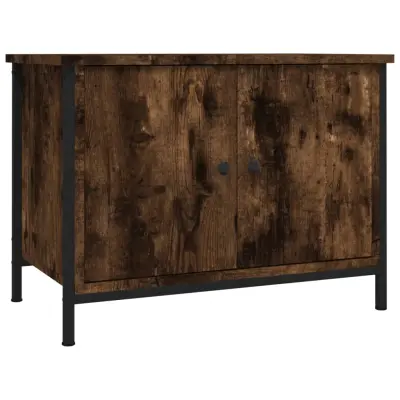 vidaXL TV omarica dimljen hrast 60x35x45 cm inženirski les