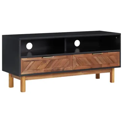 vidaXL TV omarica 100x35x45 cm trden akacijev les in mediapan