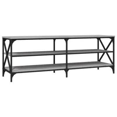 vidaXL TV omarica siva sonoma 140x40x50 cm inženirski les