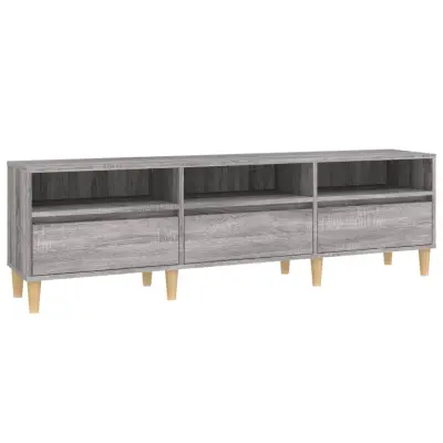 vidaXL TV omarica siva sonoma 150x30x44,5 cm inženirski les