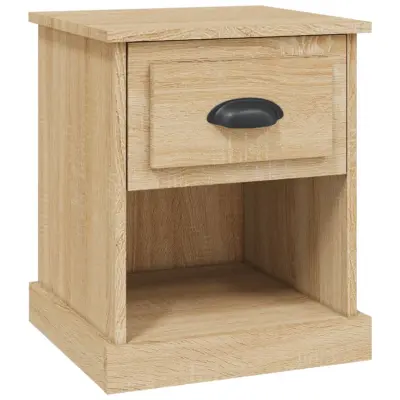 vidaXL Nočna omarica sonoma hrast 39x39x47,5 cm inženirski les