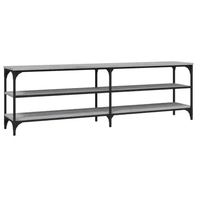 vidaXL TV omarica siva sonoma 160x30x50 cm inženirski les