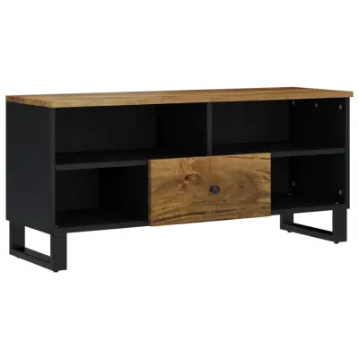 vidaXL TV omarica 100x33x46 cm trden mangov les in inženirski les
