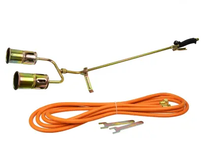 Dvojni brener plinski gorilnik 850mm + 5m cev 58kW