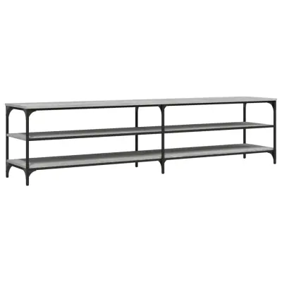 vidaXL TV omarica siva sonoma 200x30x50 cm inženirski les