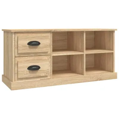 vidaXL TV omarica sonoma hrast 102x35,5x47,5 cm inženirski les