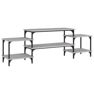 vidaXL TV omarica siva sonoma 157x35x52 cm inženirski les