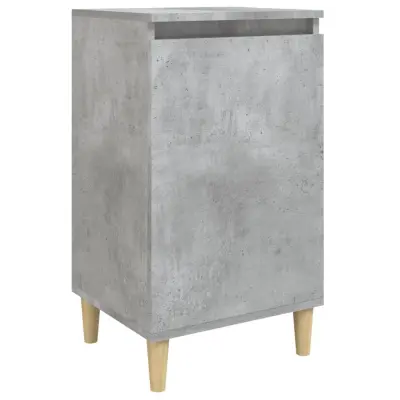 vidaXL Nočna omarica betonsko siva 40x35x70 cm inženirski les