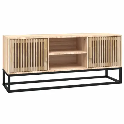vidaXL TV omarica 105x30x45 cm inženirski les in železo