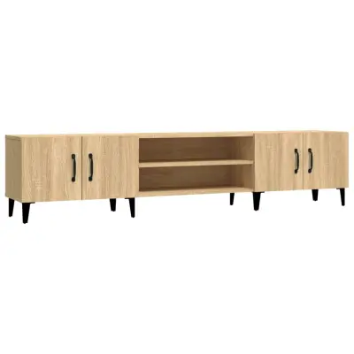 vidaXL TV omarica sonoma hrast 180x31,5x40 cm inženirski les