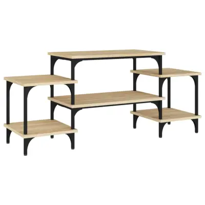 vidaXL TV omarica sonoma hrast 117x35x52 cm inženirski les