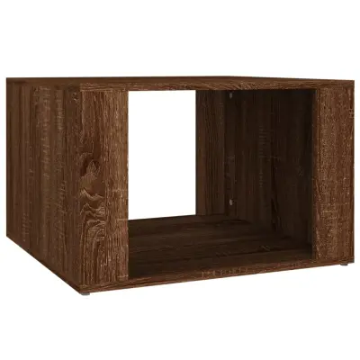vidaXL Nočna omarica rjavi hrast 57x55x36 cm inženirski les
