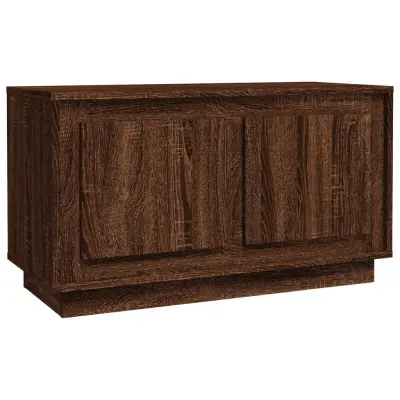 vidaXL TV omarica rjavi hrast 80x35x45 cm inženirski les