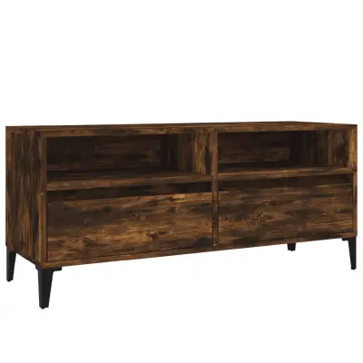 vidaXL TV omarica dimljeni hrast 100x34,5x44,5 cm inženirski les