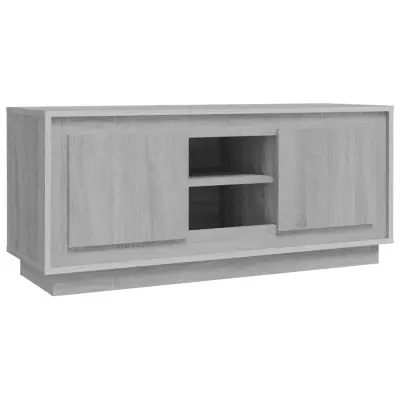 vidaXL TV omarica siva sonoma 102x35x45 cm inženirski les