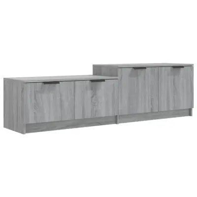 vidaXL TV omarica siva sonoma 158,5x36x45 cm konstruiran les