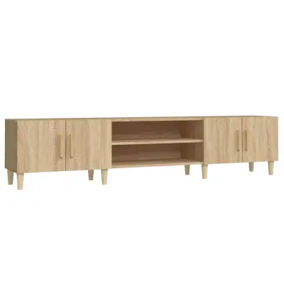 vidaXL TV omarica sonoma hrast 180x31,5x40 cm inženirski les