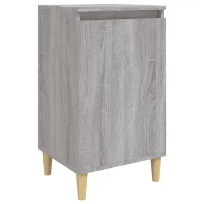 vidaXL Nočna omarica siva sonoma 40x35x70 cm inženirski les
