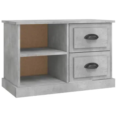 vidaXL TV omarica betonsko siva 73x35,5x47,5 cm inženirski les