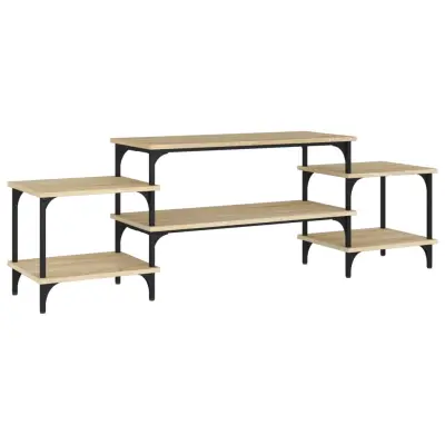 vidaXL TV omarica sonoma hrast 157x35x52 cm inženirski les