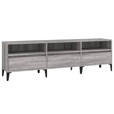 vidaXL TV omarica siva sonoma 150x30x44,5 cm inženirski les