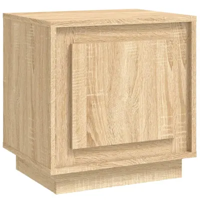 vidaXL Nočna omarica sonoma hrast 44x35x45 cm inženirski les