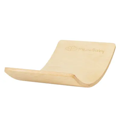 Drsna ravnotežna deska za otroke MeowBaby® 64x30 cm Montessori ravnotežna deska