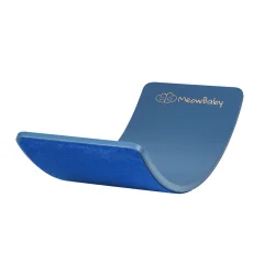 MeowBaby® Otroška ravnotežna deska 80x30cm Montessori, modra ravnotežna deska s filcem, modra