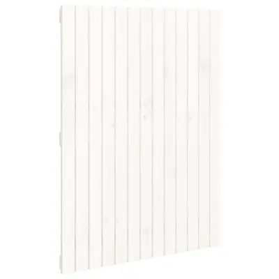 vidaXL Stensko posteljno vzglavje belo 82,5x3x110 cm trdna borovina