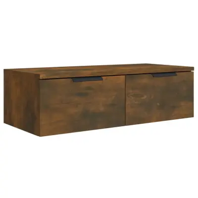 vidaXL Stenska omarica dimljeni hrast 68x30x20 cm inženirski les