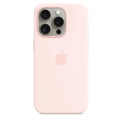 APPLE iPhone 15 Pro Magsafe (Light Pink) silikonski ovitek