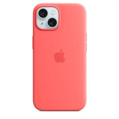 iPhone 15 Silicone Case Magsafe Guava