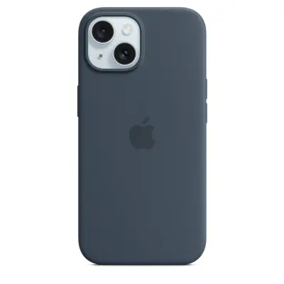 APPLE iPhone 15 Magsafe (Storm Blue) silikonski ovitek